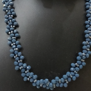 greay bead neklace