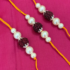 Rakhi- Rudraksha (set of 3)