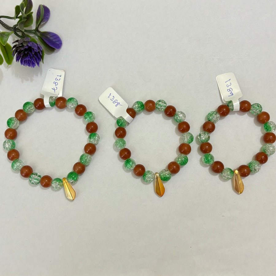 Tricolour Beaded Bracelet