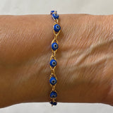 Light blue Evil eye bracelet