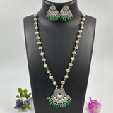 Silver ccb beads necklace set-2