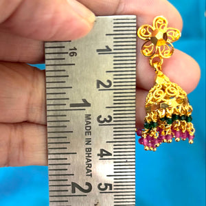 Traditional micro Golden Jhumka