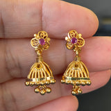 Micro Golden jumka with golden motif