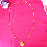 Anti tarnish gold chain Kundan pendent