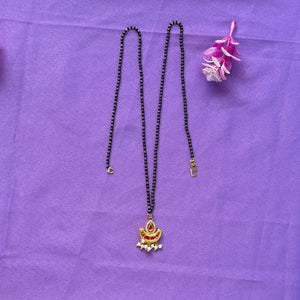 Mangalasutra  jadavu kundan pendent
