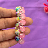 Blush Bloom Handmade Beaded Bracelet