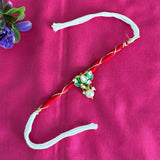 Royal Meenakari Lumba Bhai Bhabhi Rakhi Set