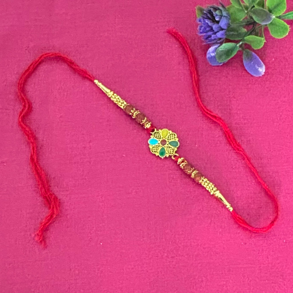 🌼 Rangoli Blossom Rakhi