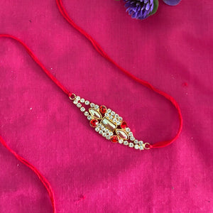 Royal Crimson Sparkle Rakhi
