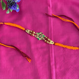 Divine Om 2 layer Rudraksha Rakhi 🕉️