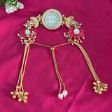 Royal Floral Watch Cum Bracelet Bhabhi Rakhi