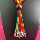 Multicolour Dori statement necklace set