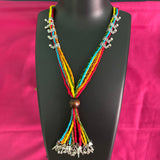 Multicolour Dori statement necklace set