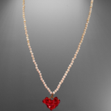 Light peach colour beaded chain