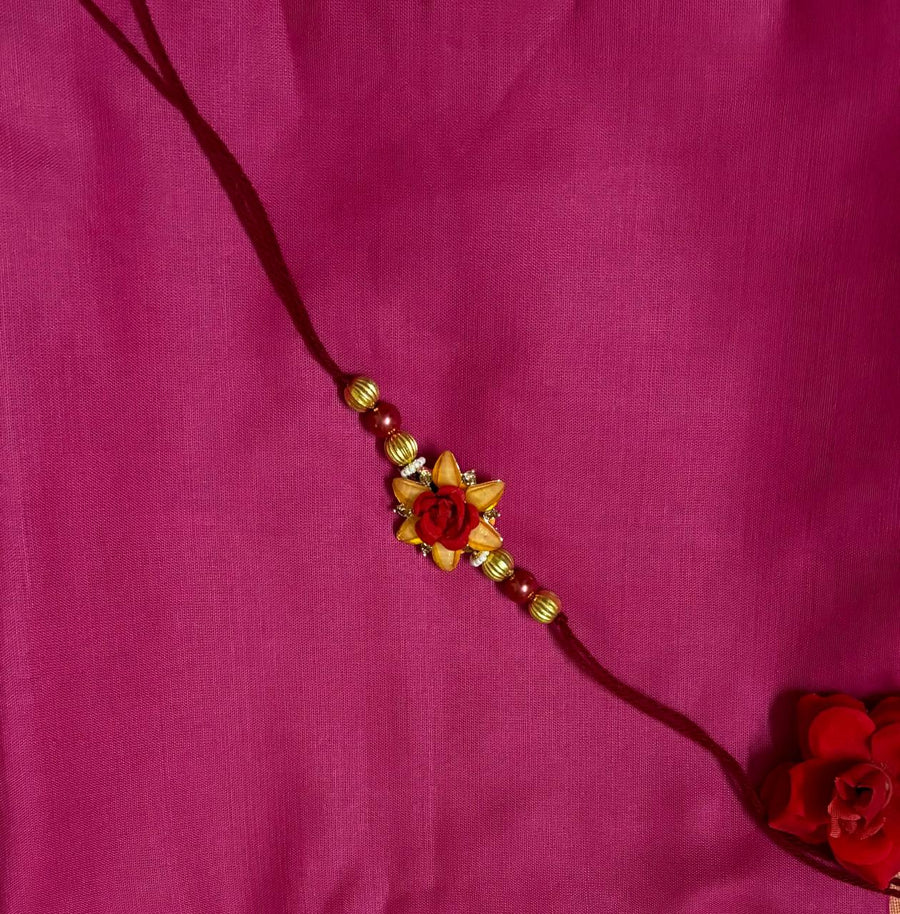 rakhi red flower