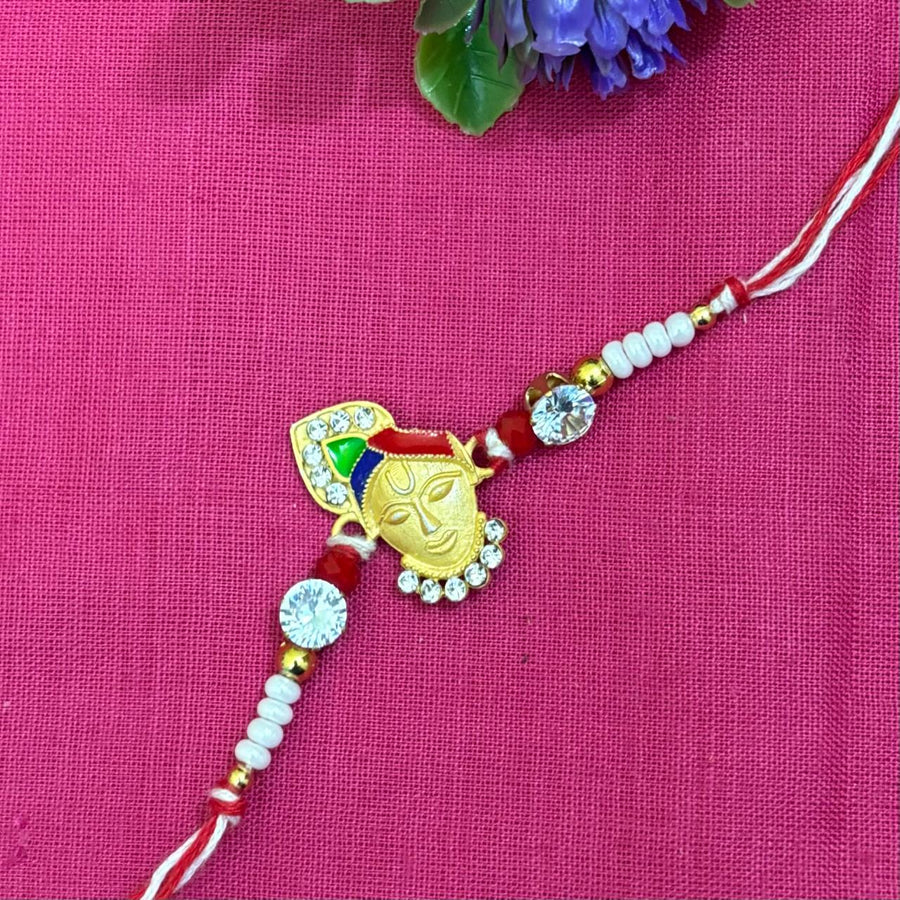 Krishna - enemal  Rakhi