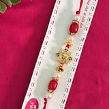 Rakhi ad stone - Golden Om
