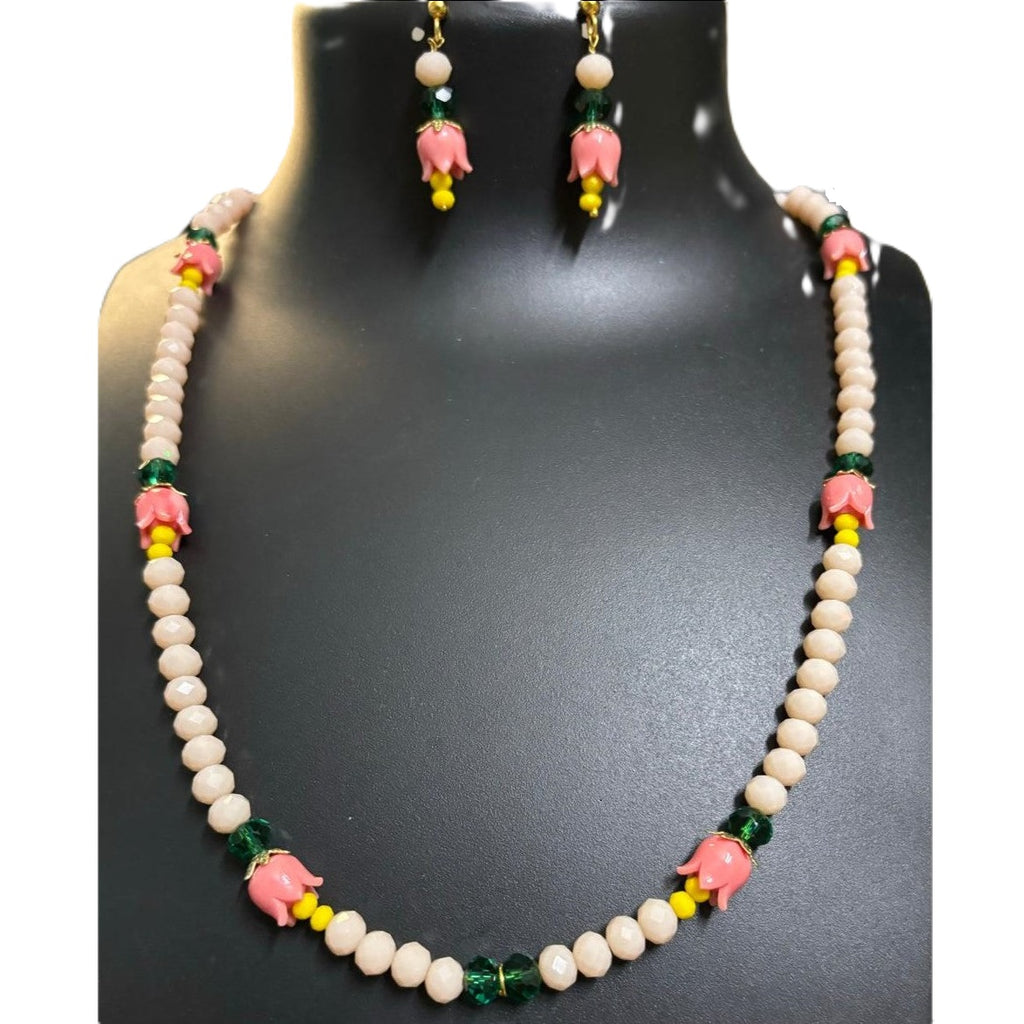 bicon and Tulip beaded chain