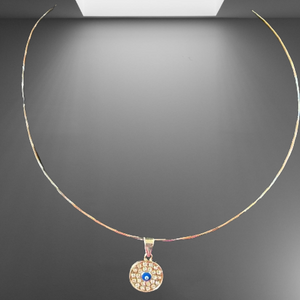 coper/silver Chain  pendent