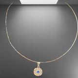 coper/silver Chain  pendent