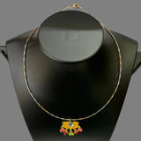 coper/silver Chain  pendent