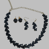 greay bead neklace
